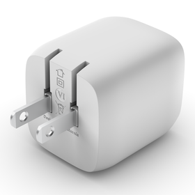 Dual USB-C GaN Wall Charger with PPS 45W + USB-C to USB-C Cable